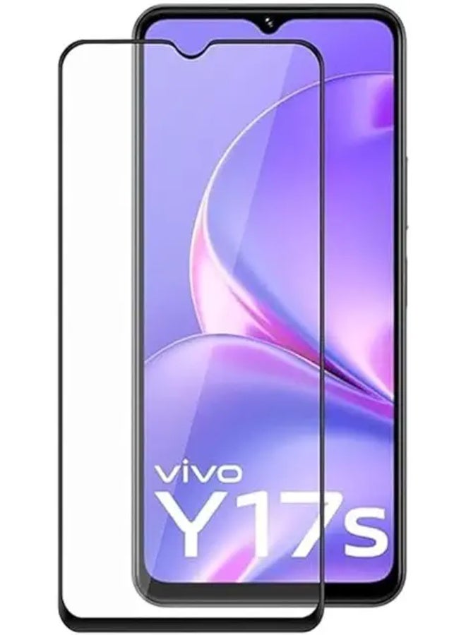 Screen Protector For Vivo Vivo Y17s , 5D Tempered Glass Protector 9H Hardness, Bubble Free, HD Clear Vivo Vivo Y17s Screen Protector